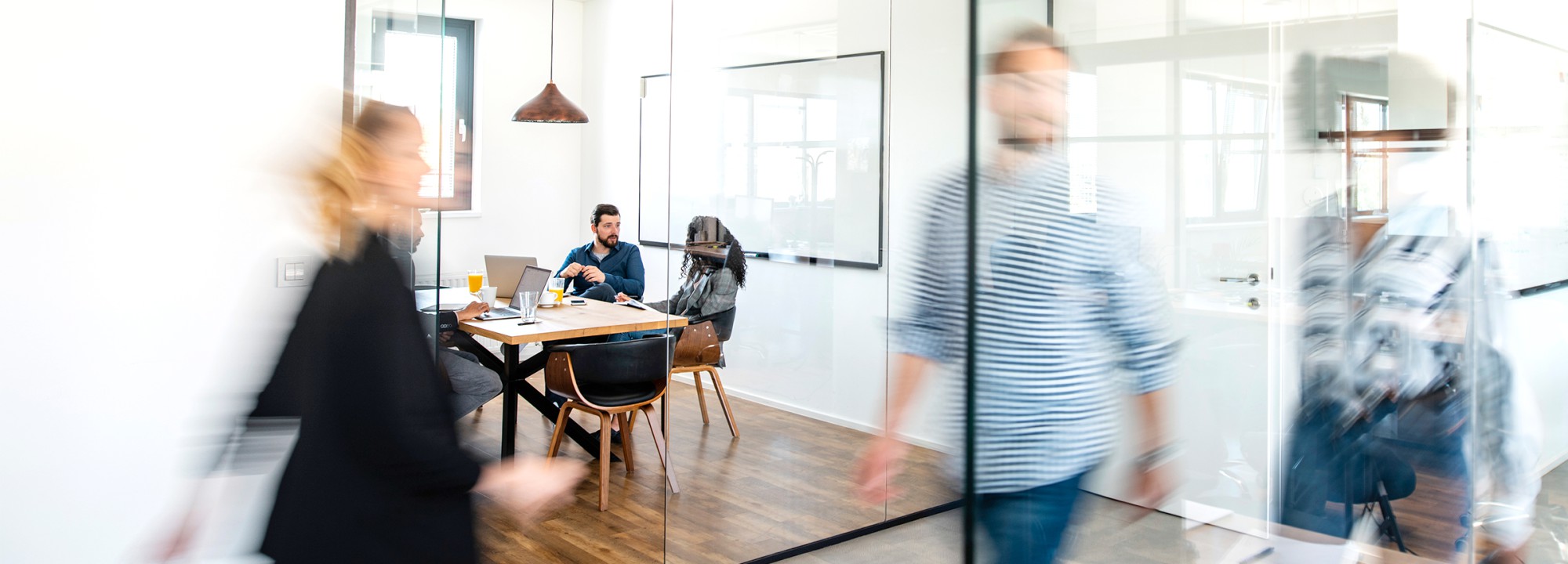 Einblick in ein Büro