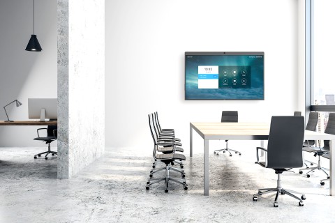 Büro mit Videokonferenzlösung